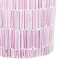 BigBuy Home Bougeoir Rose Verre Ciment 10 x 10 x 13 cm
