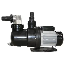 GRE Pompe centrifuge auto-amorçante PP032 - 0,33 CV - Pré-filtre incorporé avec couvercle transparent - Débit max 7m3/h - Pour piscines jusqu'à 35m3