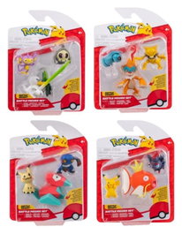Jazwares Pokémon Battle Figure assortiment (4) packs de 3 figurines ver. 25