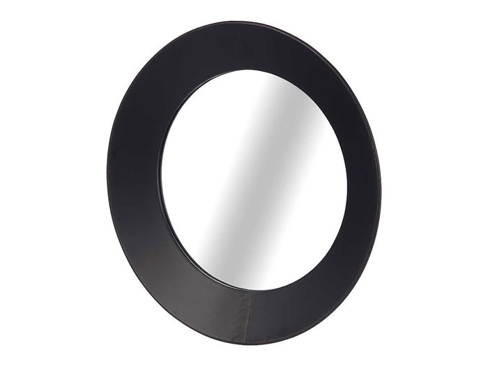 Giftdecor Miroir Rond Noir 60 cm Cristal et Métal Giftdecor Miroir Rond Noir 60 cm Cristal et Métal