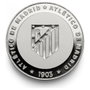 MOCILAB Monnaie de collection officielle Atlético de Madrid - Classic 2025-26 - Thème Coraje y Corazón en nickel - 4 cm avec capsule et étui
