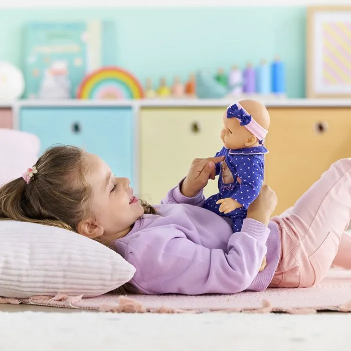 Corolle Poupon Bébé Calin Capucine Ourson - 30 cm - Corps souple, yeux dormeurs, senteur vanille - Pour enfants dès 18 mois