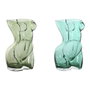 Home ESPRIT Vase Bleu Vert en Verre (Lot de 2)