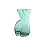 Home ESPRIT Vase Bleu Vert en Verre (Lot de 2)