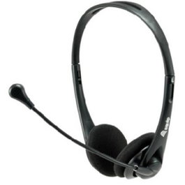 Equip 245305 Casque audio filaire USB type A supra-auriculaire avec micro pour bureau noir
