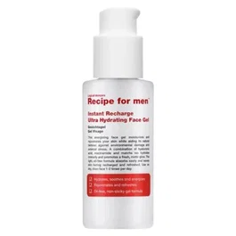 Recipe For Men Instant Recharge Gel Visage à l'Acide Hyaluronique 75 ml