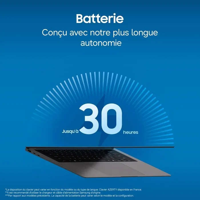 Samsung Galaxy Book 6 Pro 14 - Intel Core Ultra X7 385H - 16 Go - 512 Go SSD