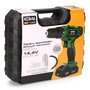 Koma Tools 14V-TA27-K Kit perceuse visseuse sans fil 14,4V lithium-ion 1,5Ah avec 27 accessoires, batterie et chargeur, coffret