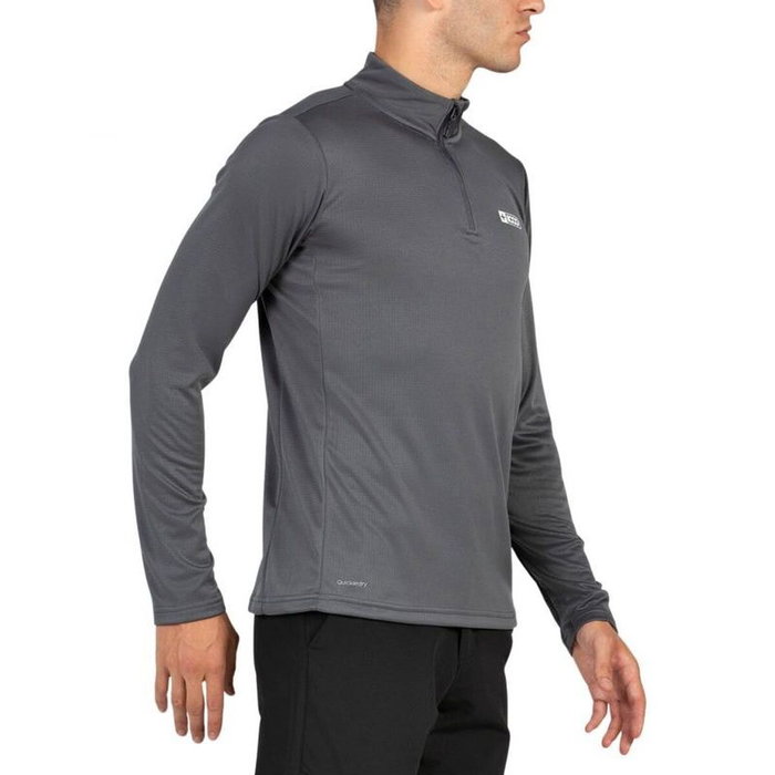 T-shirt à manches longues homme +8000 Portu Gris clair 2XL