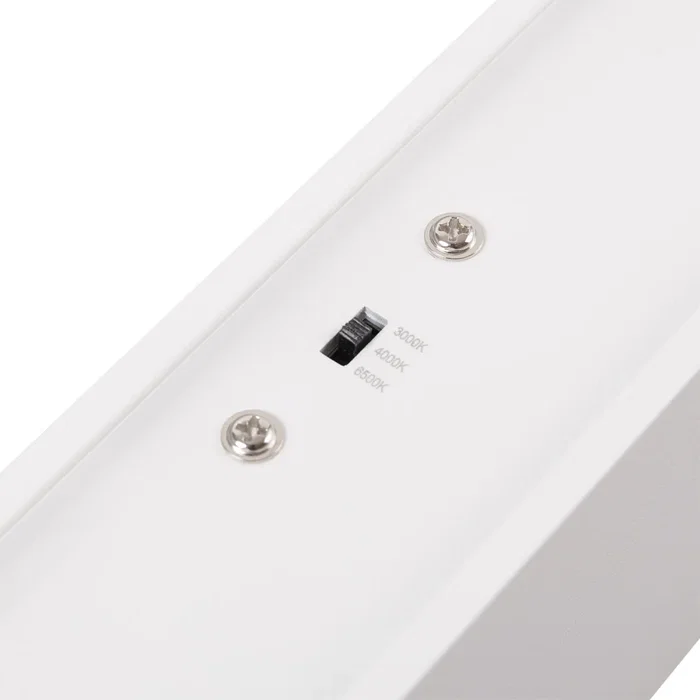 Lifud Luminiaire LED linéaire enlacable 120 cm 30W 3000Lm CCT (température de couleur réglable) 3000-6500K pour surface ou suspension, pour bureau, cuisine ou commerce