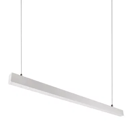 Lifud Luminiaire LED linéaire enlacable 120 cm 30W 3000Lm CCT (température de couleur réglable) 3000-6500K pour surface ou suspension, pour bureau, cuisine ou commerce