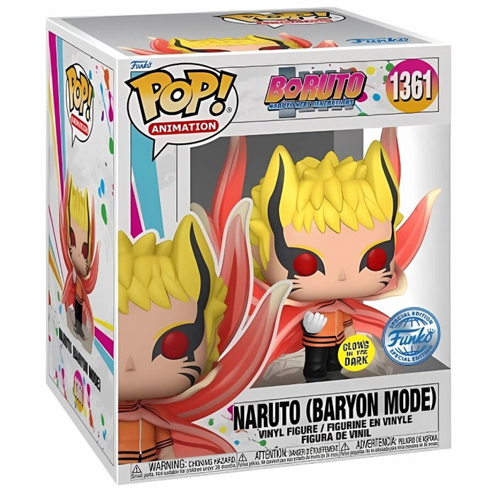 FUNKO Figura POP Super Boruto Naruto Exclusive 15cm