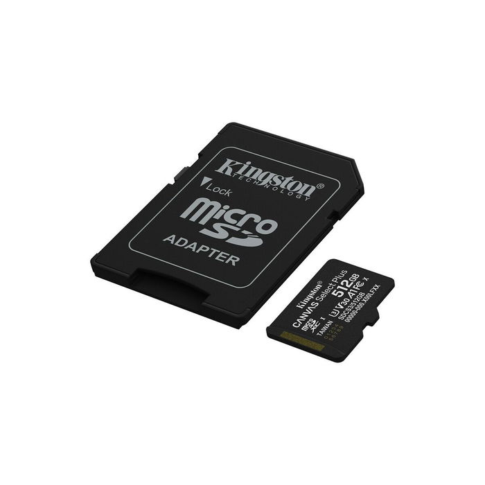 Carte Mémoire Micro SD avec Adaptateur Kingston SDCS3/512GB 512 GB