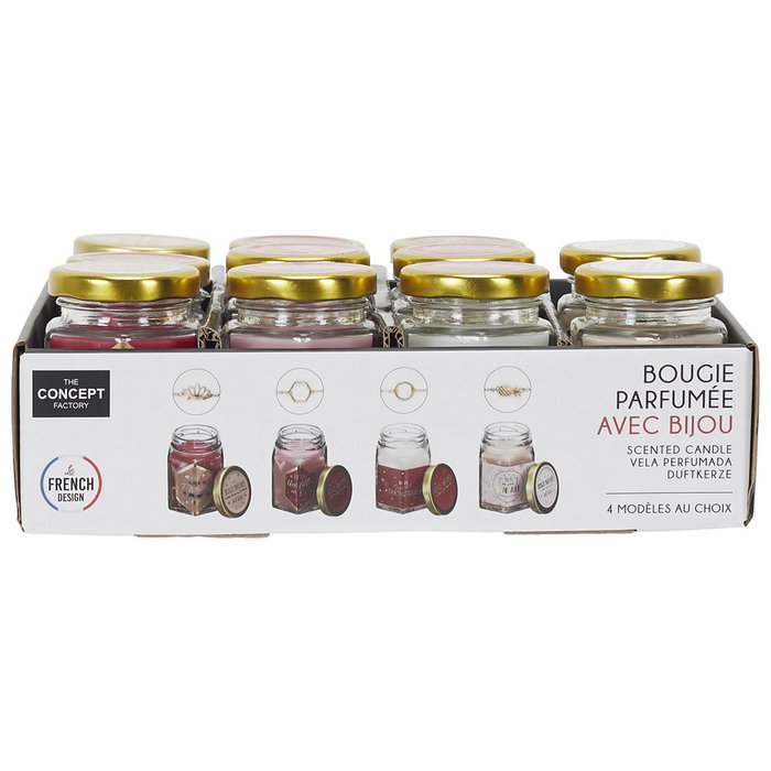 The Concept Factory Bougie Parfumée avec Bijou Surprise