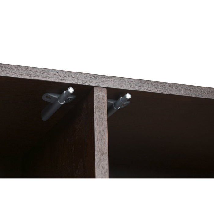 Home ESPRIT Buffet Brun foncé Bois MDF 200 X 40 X 75 CM
