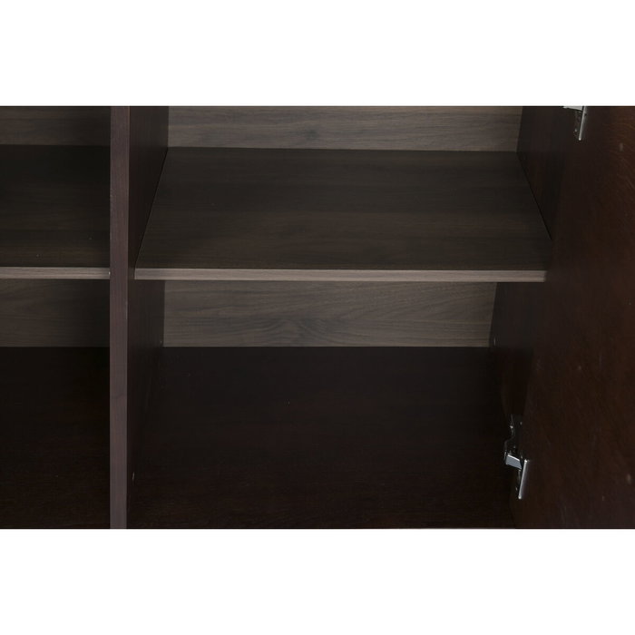 Home ESPRIT Buffet Brun foncé Bois MDF 200 X 40 X 75 CM