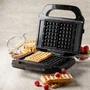 Domo Appareil croque-gaufre-gril 3 en 1 DO9291C