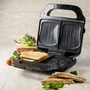Domo Appareil croque-gaufre-gril 3 en 1 DO9291C