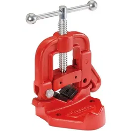 Rothenberger Etau à charnière 1/8 - Rouge - Pour tubes plomberie et chauffage, mors fraisés trempés interchangeables, peinture époxy