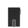 Piquadro Porte-cartes en cuir Système coulissant carré Noir PP5585B3R