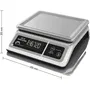 Little Balance Balance professionnelle LBP 50 Professional avec USB, plateau lavable inox, écran LCD rétroéclairé, 50 kg, gris, pour cuisine et colis