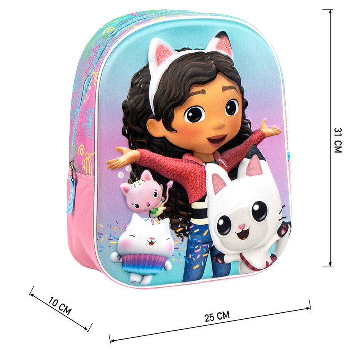 Cerdá Cartable 3D Gabby's Dollhouse Rose