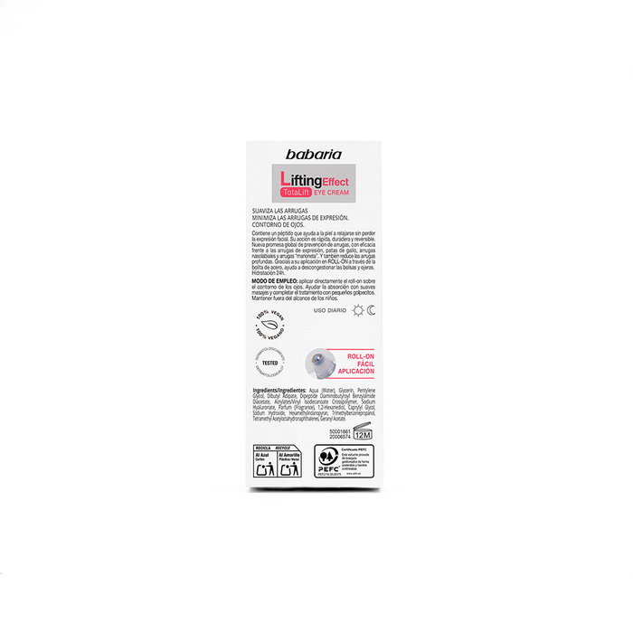 Babaria Soin contour des yeux effet liftant 12 ml Babaria Soin contour des yeux effet liftant 12 ml
