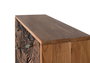 GINER Y COLOMER Commode 3 tiroirs en acacia massif et métal noir, couleur naturelle et noir, dimensions 93 x 40 x 83 cm, à monter