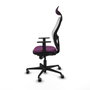 Piqueras y Crespo Chaise de Bureau avec Appui-tête 1D036G1 Violet