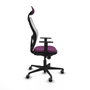Piqueras y Crespo Chaise de Bureau avec Appui-tête 1D036G1 Violet