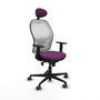 Piqueras y Crespo Chaise de Bureau avec Appui-tête 1D036G1 Violet