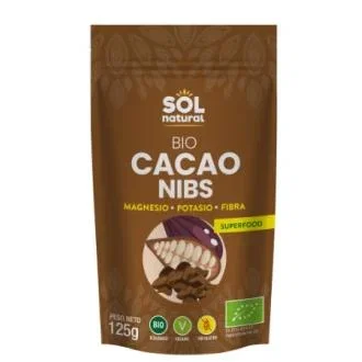 SOLNATURAL Cacao Nibs BIO 125g SOLNATURAL Cacao Nibs BIO 125g