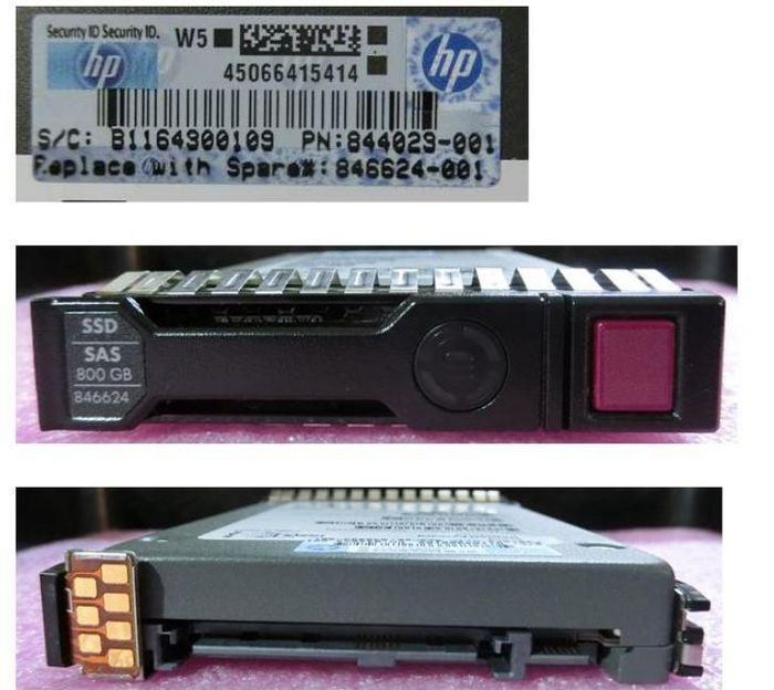 Hewlett Packard Enterprise 800 GB 2.5 SAS 12 Gbit/s