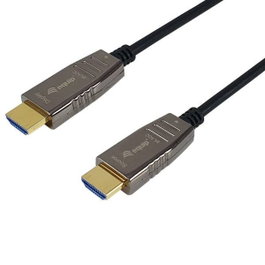 Equip 119453 Câble HDMI 2.1 Optique Actif 8K 48 Gbps Mâle-Mâle avec Connecteurs Dorés