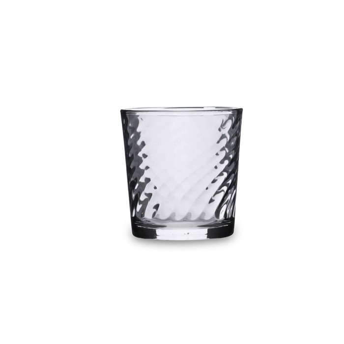 Quid Set 6 Verres Bas Twist 26 cL en Verre avec Relief Quid Set 6 Verres Bas Twist 26 cL en Verre avec Relief