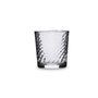Quid Set 6 Verres Bas Twist 26 cL en Verre avec Relief