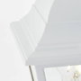 Brilliant Lampadaire extérieur NISSIE Blanc Métal et Verre E27 60W IP44