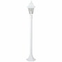 Brilliant Lampadaire extérieur NISSIE Blanc Métal et Verre E27 60W IP44