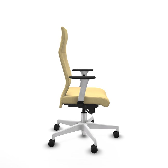 Piqueras Y Crespo Fauteuil Albacete, Simili-cuir Crème, Mécanisme Synchrone Piqueras Y Crespo Fauteuil Albacete, Simili-cuir Crème, Mécanisme Synchrone