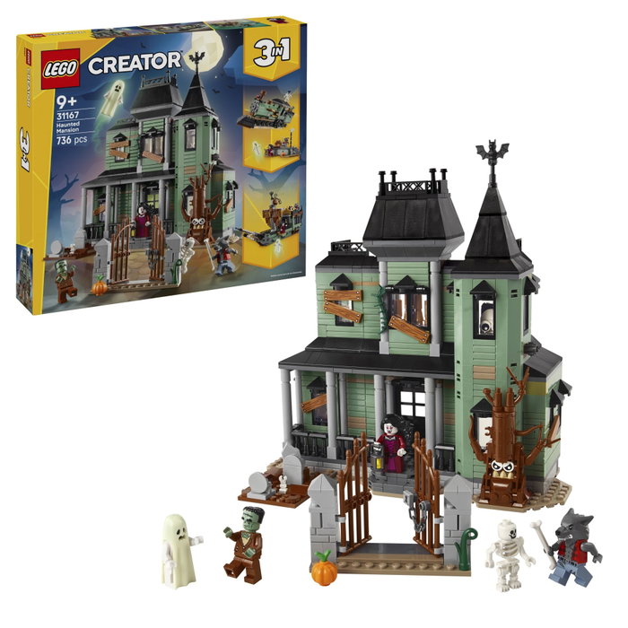LEGO Creator 3-en-1 Mansión Encantada 31167 LEGO Creator 3-en-1 Mansión Encantada 31167