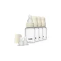 Bibs Lot de 4 biberons 150 ml, tétine silicone débit lent, Ivory