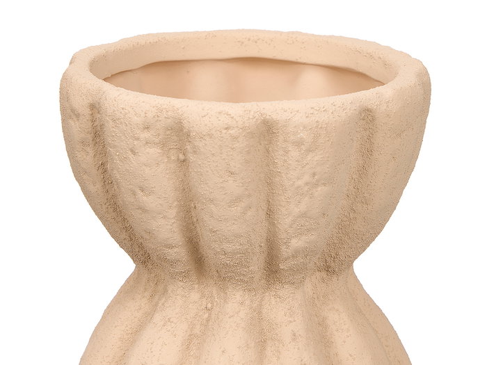 Giftdecor Jarrón Sahara Rayas Anchas Tierra Grd