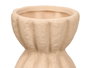 Giftdecor Jarrón Sahara Rayas Anchas Tierra Grd
