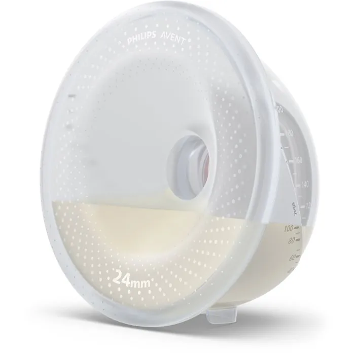Avent Philips Kit double récipient collecteur mains libres avec téterelles SkinSense