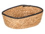 Giftdecor Cesto Rectangular avec Couvercle 24 x 18 x 8 cm Noir et Naturel Enea Papier (Set de 24)