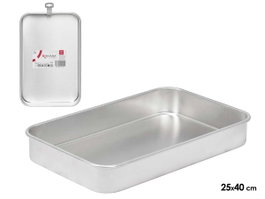 KINVARA RUSTIDERA ALUMINIO 40X25CM, lot de 6 pièces en couleur Plata