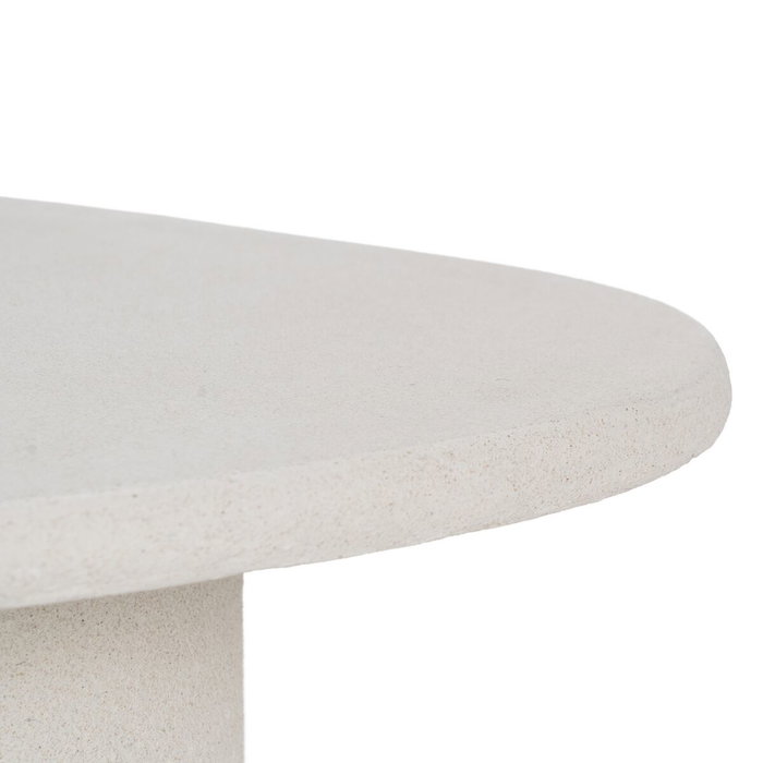 BigBuy Home Table Basse WILMA Blanc Bois MDF Ronde