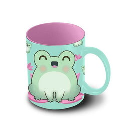 Karactermania Taza Froggy Omp! - Tasse en céramique 10x13x8 cm - Idéal pour boissons chaudes - Présenté en boîte cadeau