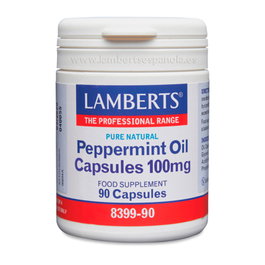 LAMBERTS Huile de Menthe Poivrée 100 mg, 90 Capsules