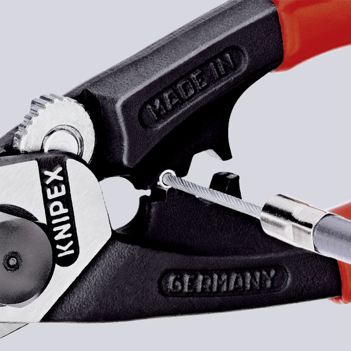 Knipex Ciseau à couper les câbles d'acier forgé
